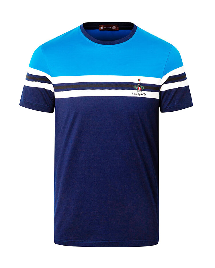 莱恩雷迪lienridy 【轻奢丝光棉高端面料】时尚潮流条纹设计轻运动