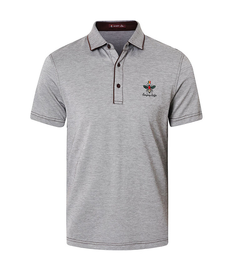 莱恩雷迪lienridy 【高端桑蚕丝丝光棉面料】轻奢透气简欧刺绣商务