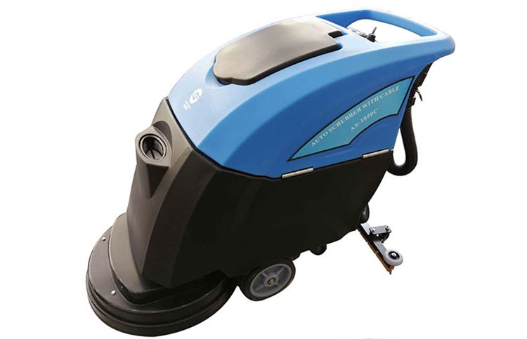 超洁亮电线电瓶式自动洗地机地面清洗机刷地机as1050as1050电瓶式