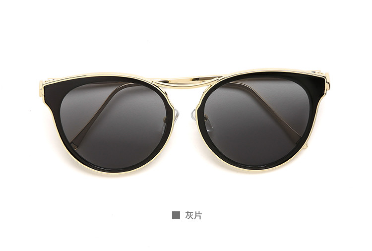 卡丹路cardanro 2021新款太阳镜司机眼镜眼睛女防紫外线墨镜猫眼金属