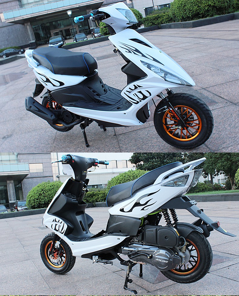 鬼火一代踏板车125cc摩托车鬼火踏板车125摩托车燃油踏板助力125踏板