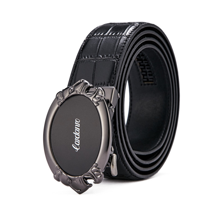 卡丹路cardanro 2021新款自动扣牛皮臻选好礼男士皮带男经典奢华男式