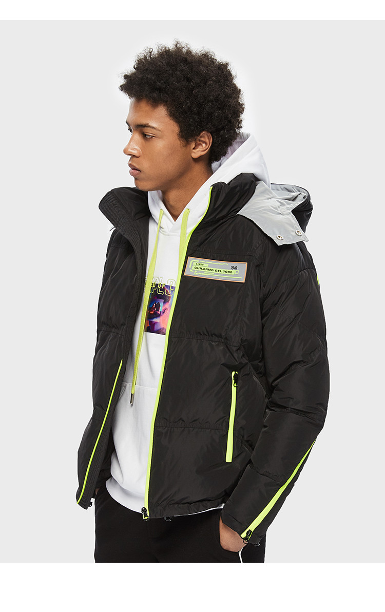 kikc 男羽绒服加厚高充绒连帽男款羽绒服男外套男羽绒外套男士羽绒服