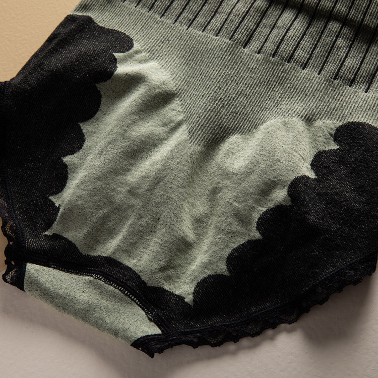 雪中飞snow flying (三条装)四季无缝高腰提臀收腹舒适三角裤女士内裤