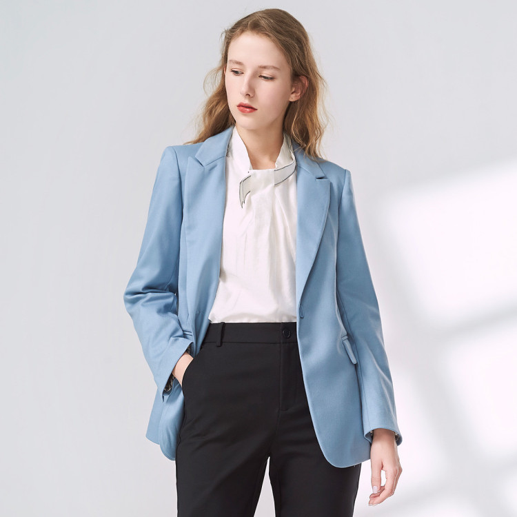 迪卡轩dekashell /2021年春装新款气质百搭休闲小西装外套女夹克/风衣