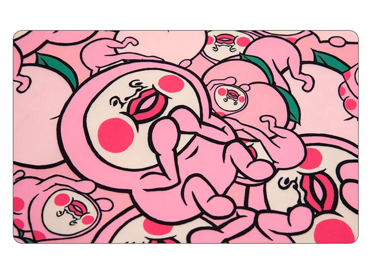 unifree 屁桃君联名款21春新款卡通图案拼接个性可爱减龄休闲套头卫衣