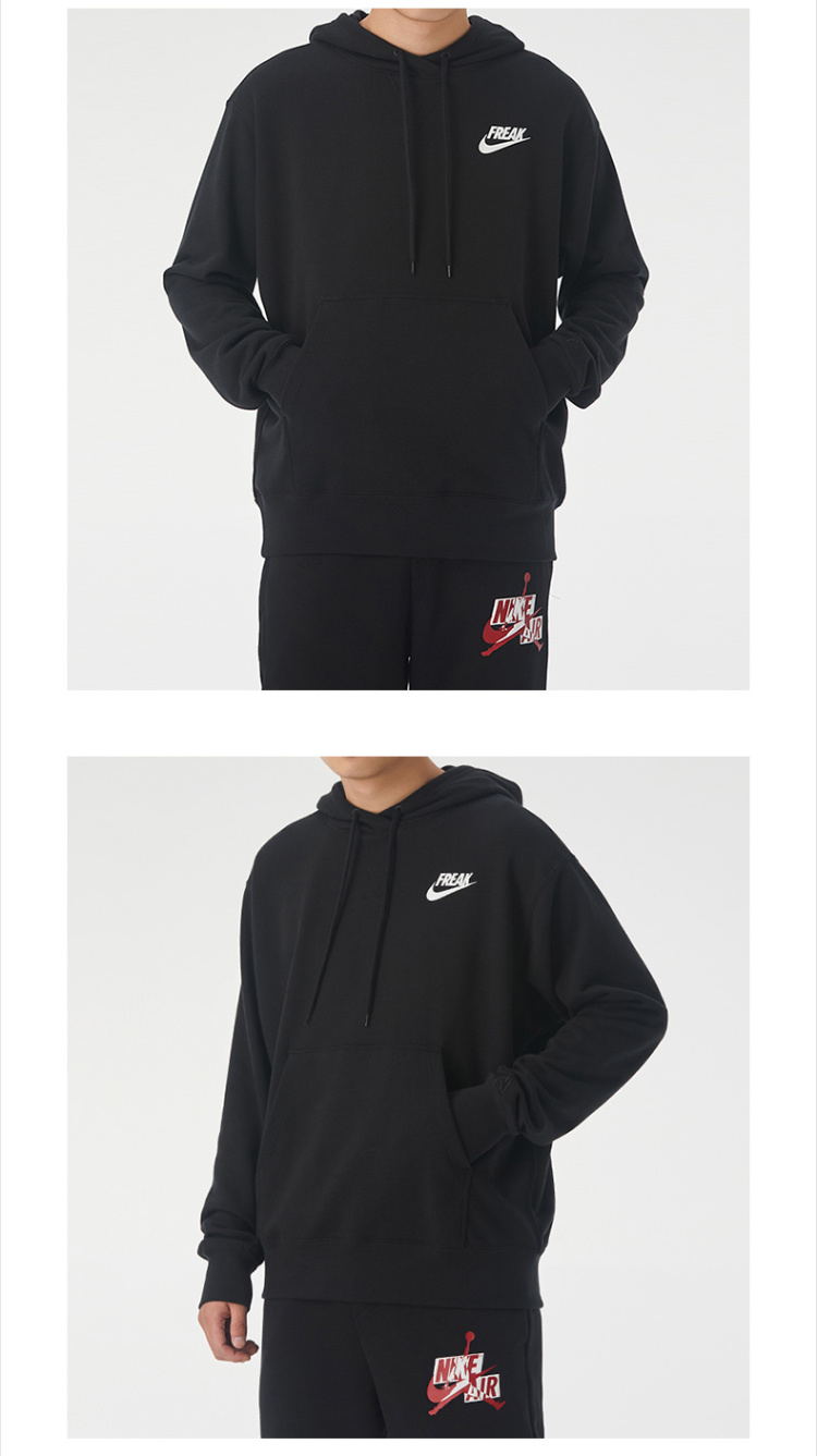 nike耐克卫衣男子2021冬季新款防风透气保暖时尚休闲运动户外加绒连帽