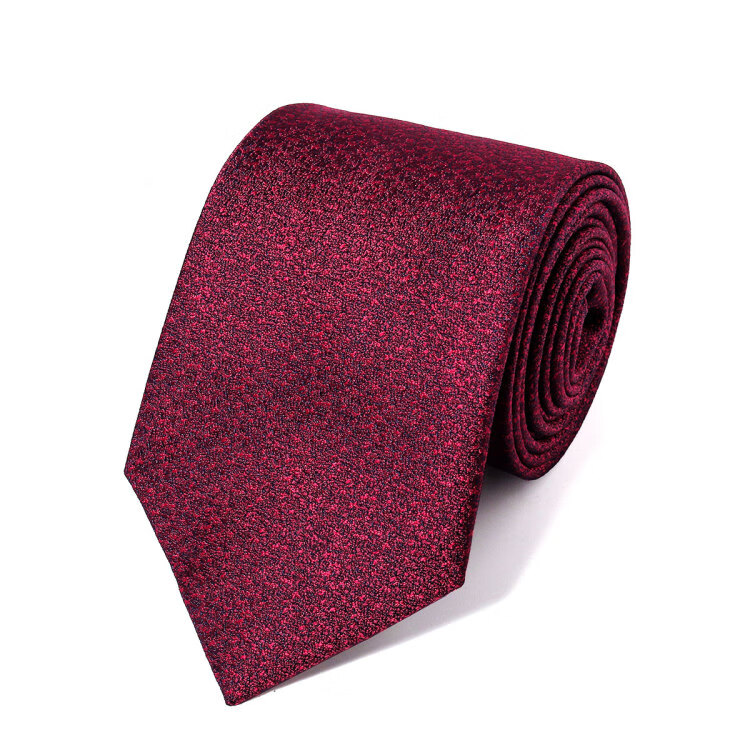 莱恩雷迪lienridy 个性云纹气质型男立体提花时尚潮流男式领带 紫色