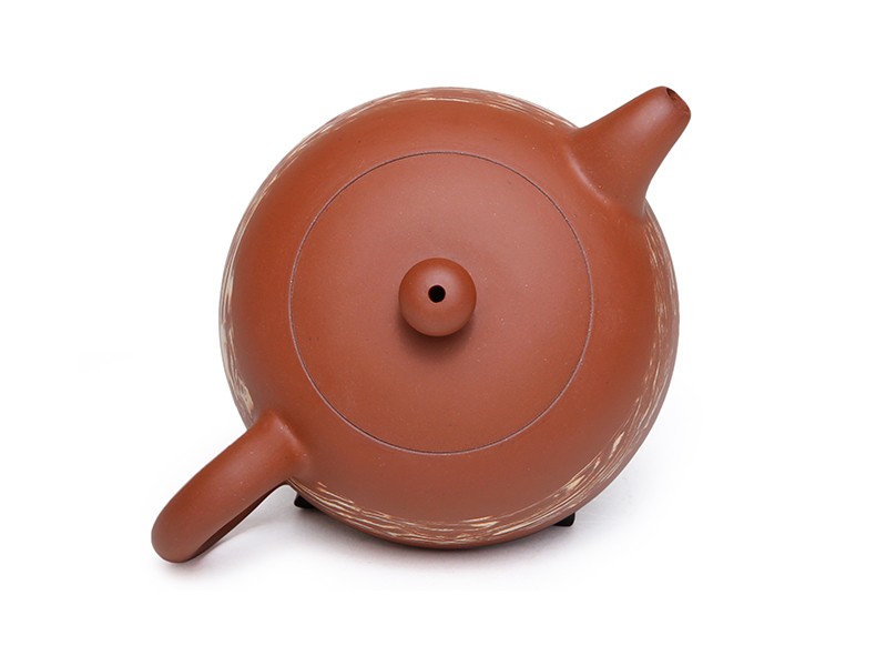 此时此刻荣昌陶茶壶全手工定绞半月壶郭绍全非紫砂壶普洱茶具茶器 定