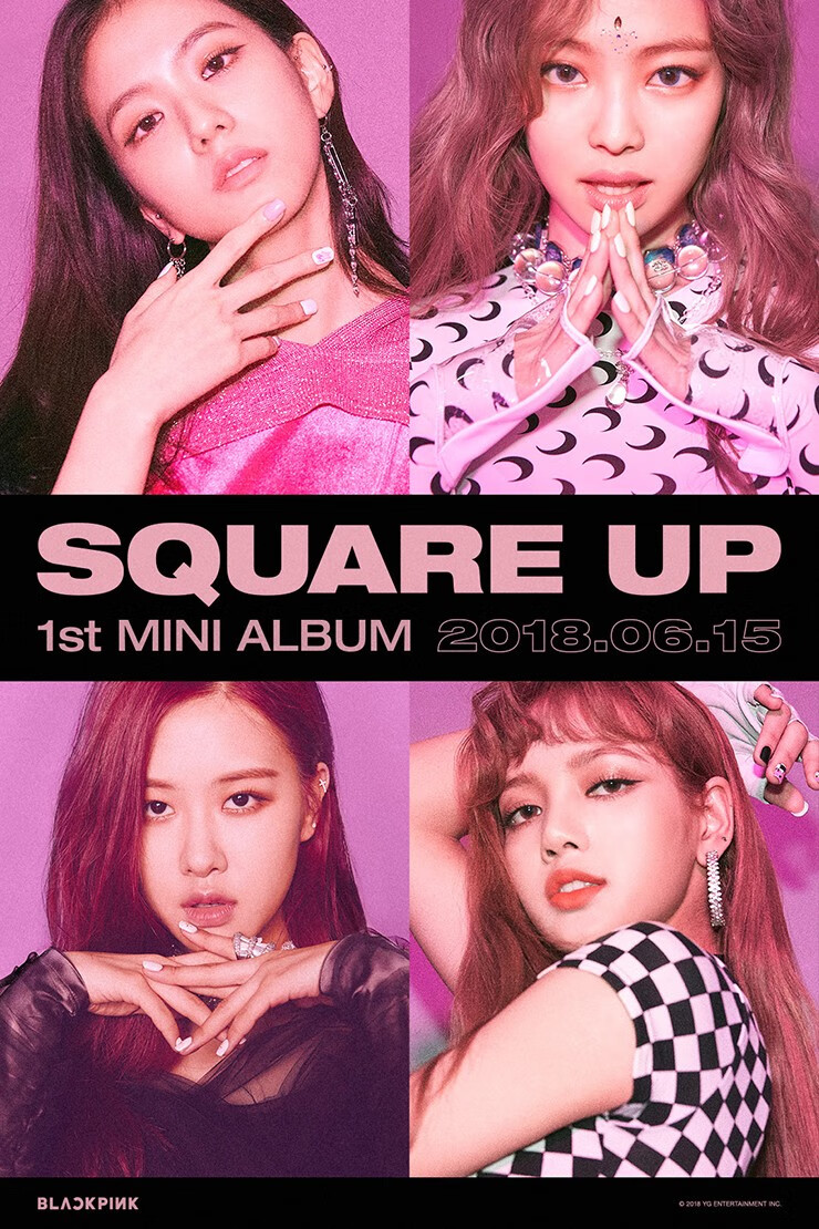 粉墨blackpink迷你1辑squareup出道专辑两版