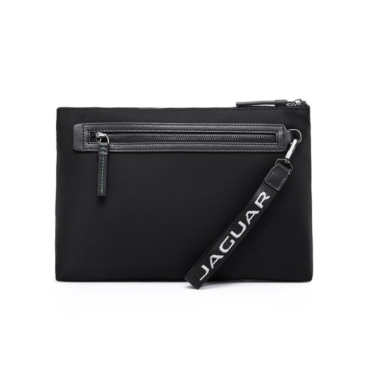 jaguar 捷豹运动休闲信封包男士手包轻便男包 黑色 均码