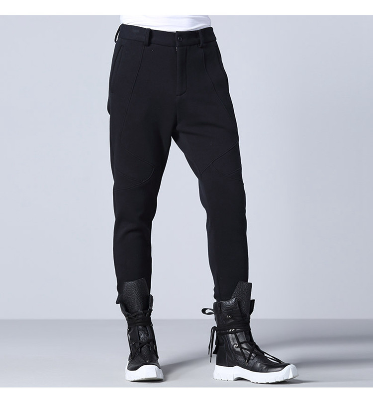 odbo 欧宝潮牌原创男装下装个性哈伦裤低档裤宽松小脚裤休闲长裤休闲