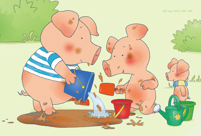 小猪威比六面立体拼图威比玩游戏