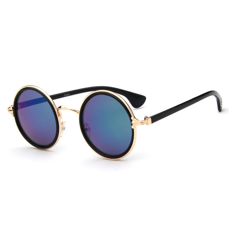 卡丹路cardanro 圆形复古太阳镜女时尚网红眼镜防紫外线驾驶墨镜户外