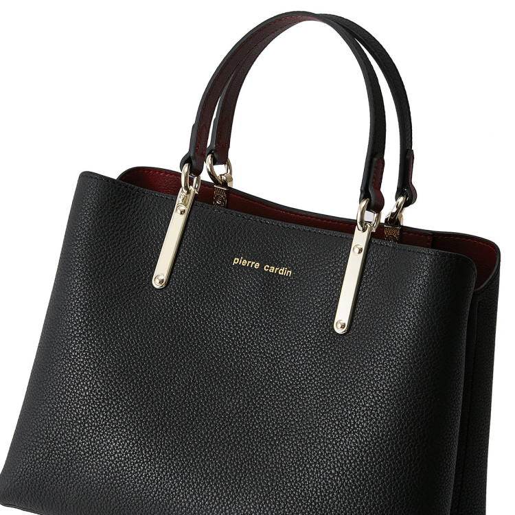 皮尔·卡丹pierre cardin 【人气爆款】头层牛皮女礼物百搭通勤女包女