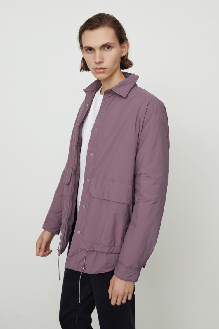 urban revivo ur宽松翻领加厚长袖白鸭绒羽绒服mf40r1kn2005 葡萄紫 l