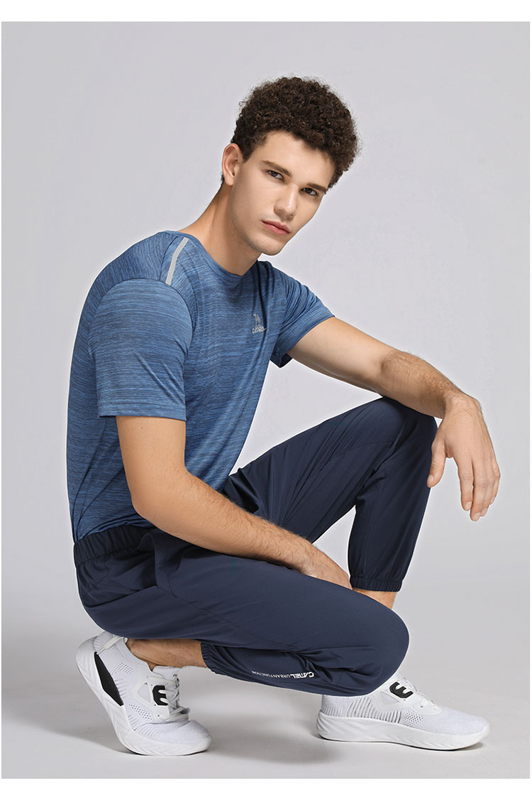 骆驼camel 速干裤男【收口束脚】轻薄梭织裤弹力透气运动裤男裤休闲裤