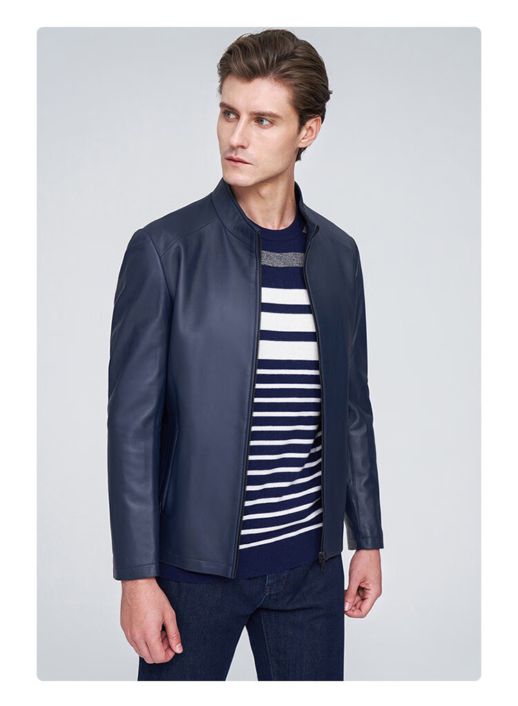 梵思诺versino 春季新品潮流帅气英伦街头风防水青年皮衣仿皮皮衣