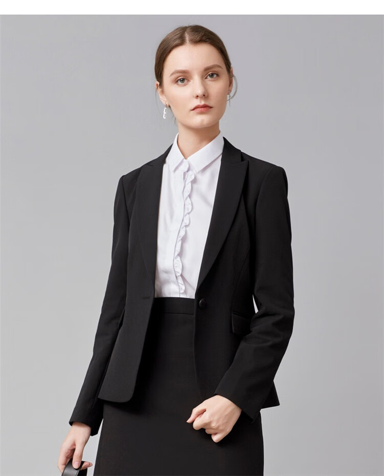 g2000 女装2020秋冬新款正装一粒扣西服外套女上衣气质职业小西装