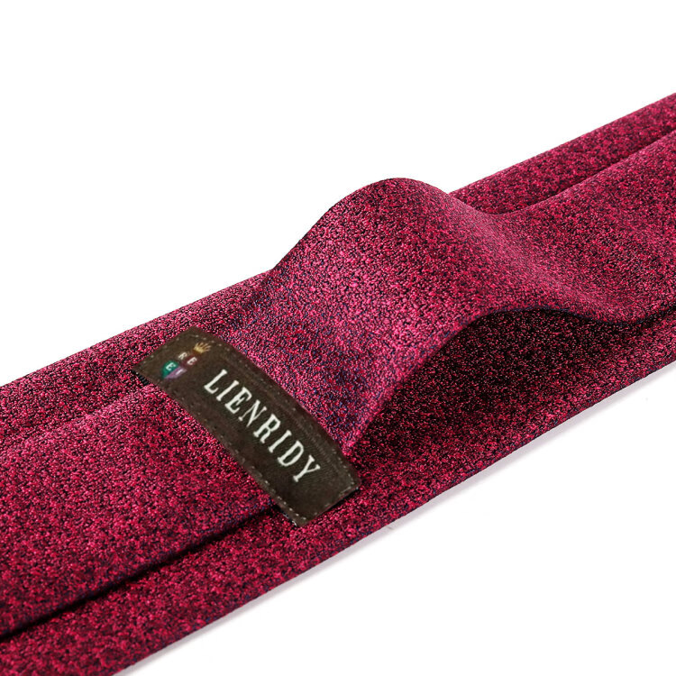 莱恩雷迪lienridy 个性云纹气质型男立体提花时尚潮流男式领带 紫色