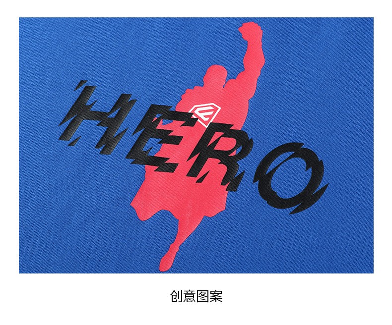 品牌: 鸿星尔克(erke) 商品名称:鸿星尔克男装圆领短袖夏季款hero字母