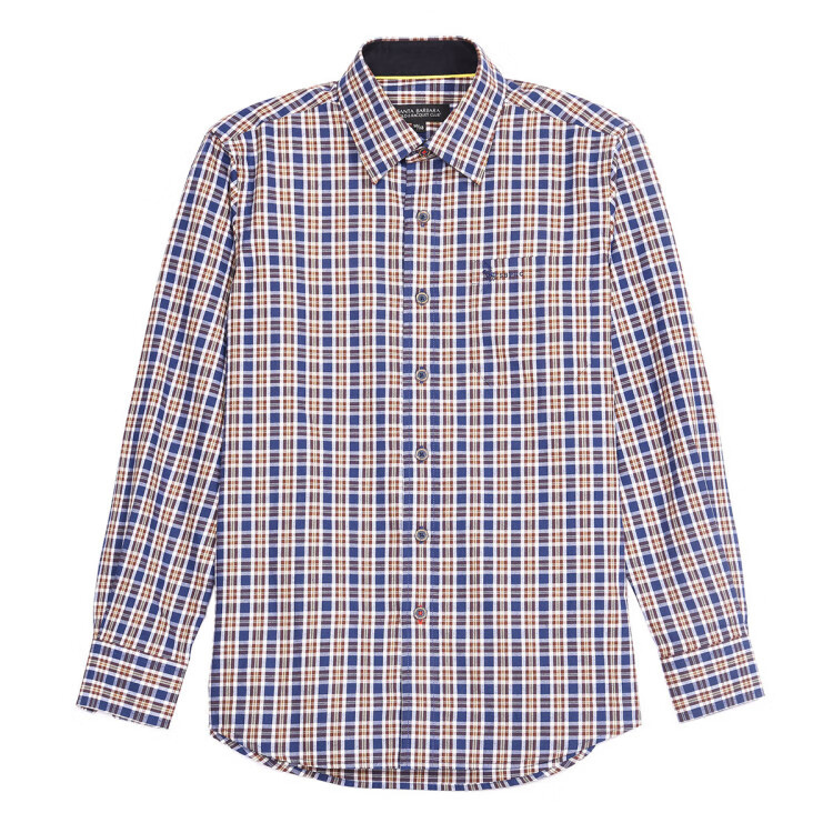 圣大保罗santa barbara polo& racquet club 新品首发秋冬衬衫 浅灰蓝