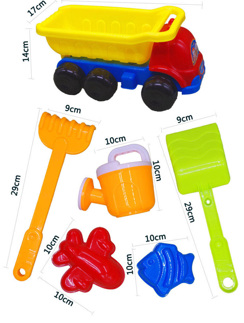 儿童沙滩池决明子玩具大型玩具套装加厚大号沙滩沙池套装摆摊充气沙池