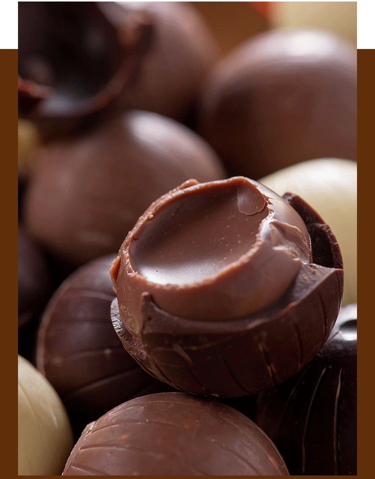 members mark 什锦球形夹心巧克力制品 600g 瑞士进口 礼盒装 情人节