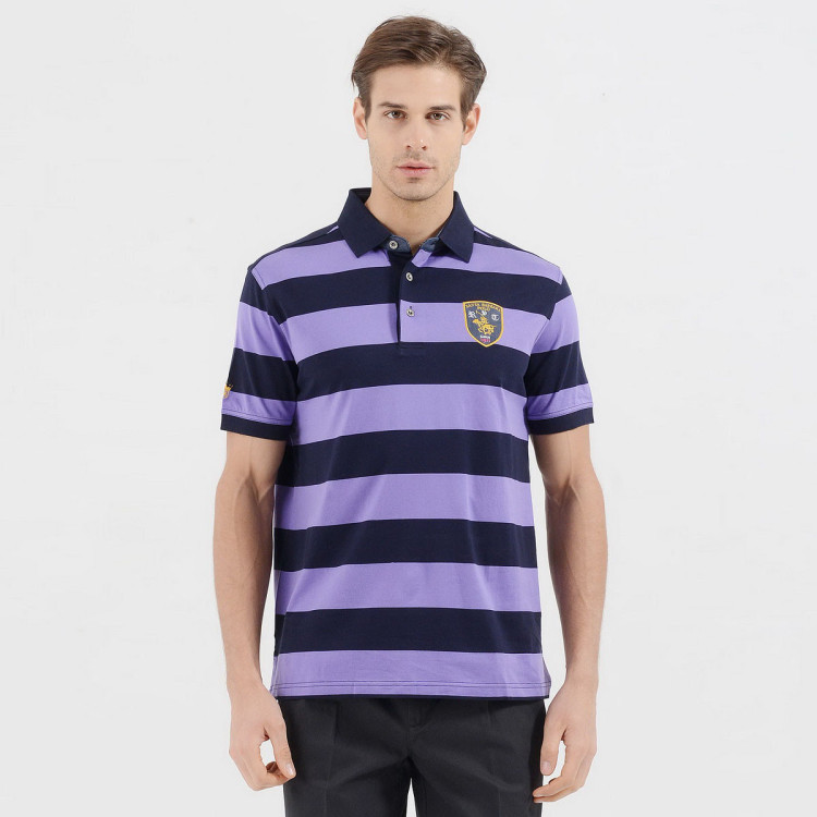 圣大保罗santa barbara polo& racquet club 新品首polo衫 紫色 54