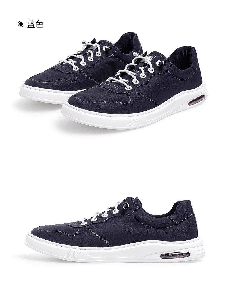 teenmix天美意男鞋休闲鞋男鞋子商场同款真皮休闲皮鞋男运动鞋板鞋