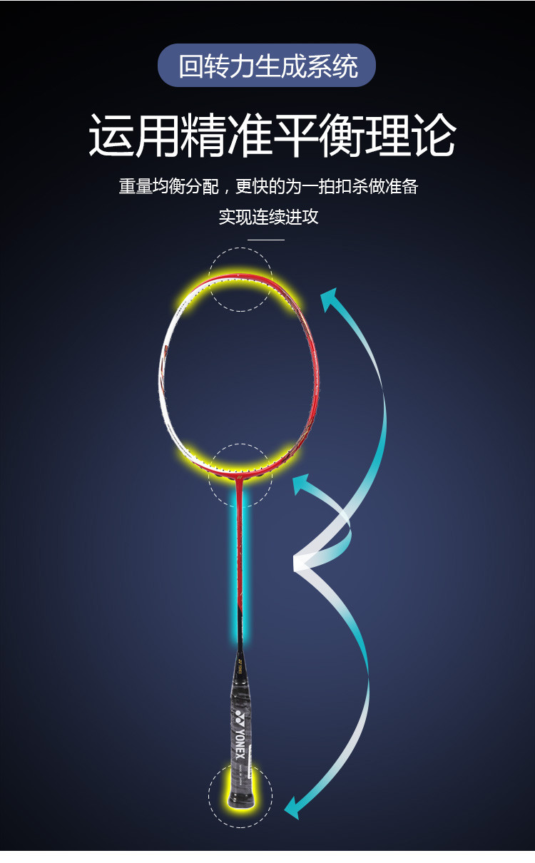 尤尼克斯yonex 天斧ax88s羽毛球拍yy日本全碳素男女单拍(空拍) 米白红