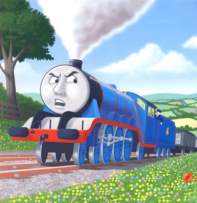 正版爱指挥的高登不一样的小火车人民邮电出版社艾阁萌英国有限公司