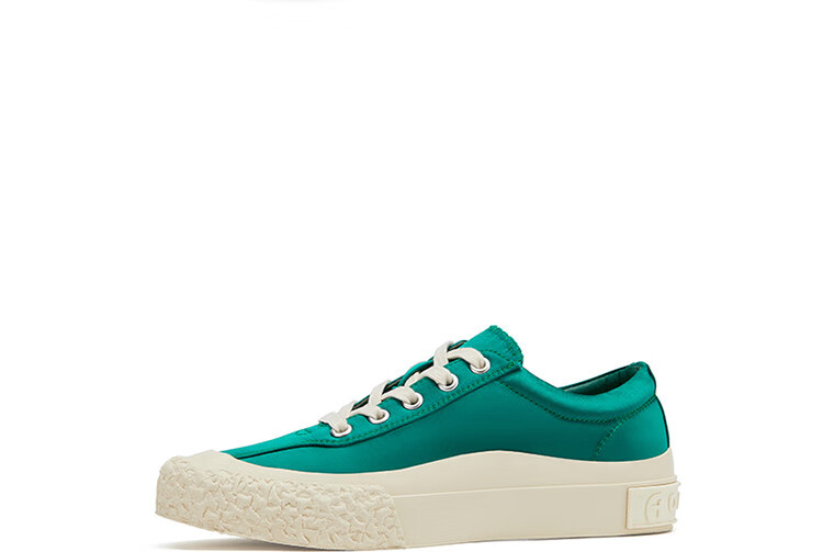 卓诗尼josiny 2021新款沙丁布帆布鞋秋学院风运动鞋系带圆头平底女士