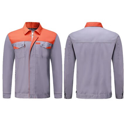 珺赢(pfat stetn)大金长袖工作服定制男印字logo工人服装维修外套套装