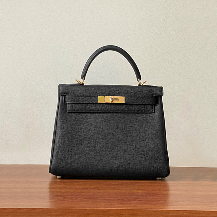 凯撒大帝caesar 2021夏铂金包荔枝纹【头层牛皮】凯莉单肩斜跨手提