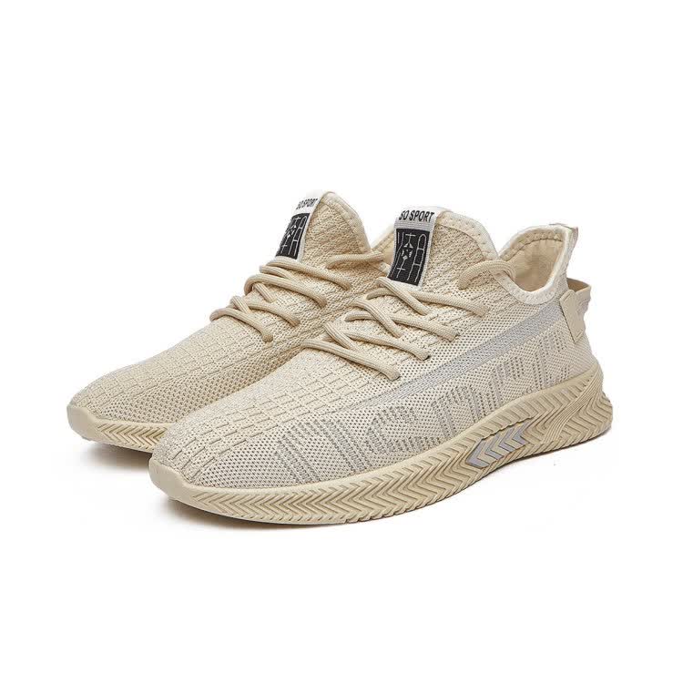 人本 男鞋新品椰子网红运动鞋透气潮流鞋子男休闲鞋 米色 40