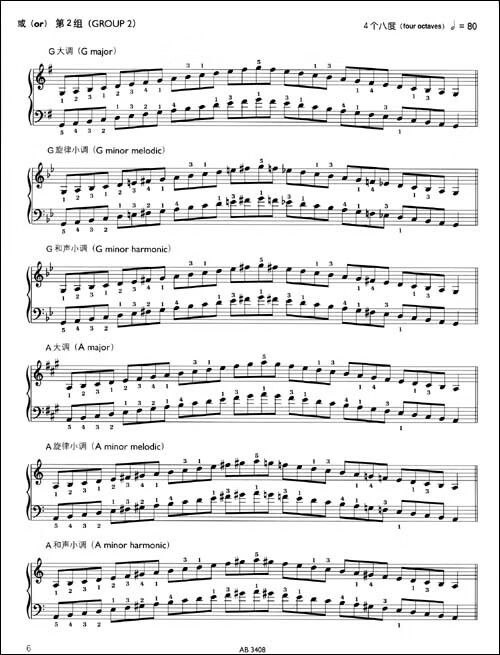 新版abrsm 英皇钢琴考级教材七级(中文版)2021年版