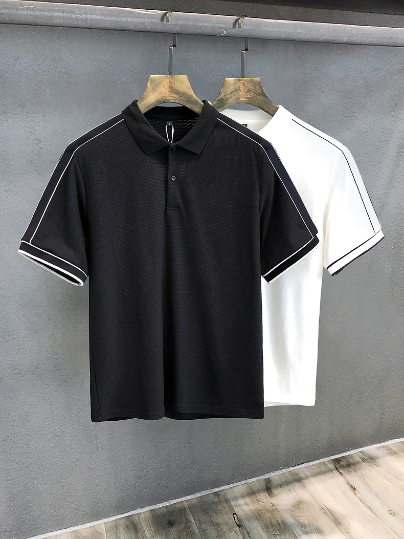 般奈 舒适透气简约百搭高端潮牌polo衫男士衣服翻领夏季透气薄款宽松