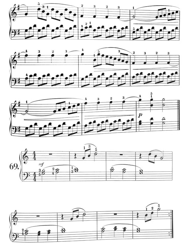 拜尔幼儿初级钢琴教材书籍 拜厄幼儿钢琴教程 下册