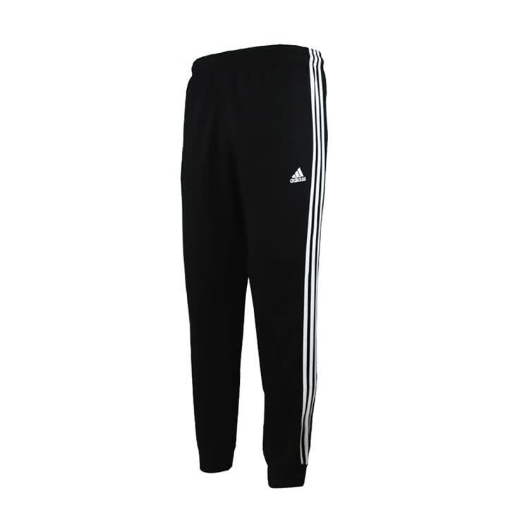 阿迪达斯adidas 春季经典三条杠男女款运动裤棉收腿休闲运动裤男夏季