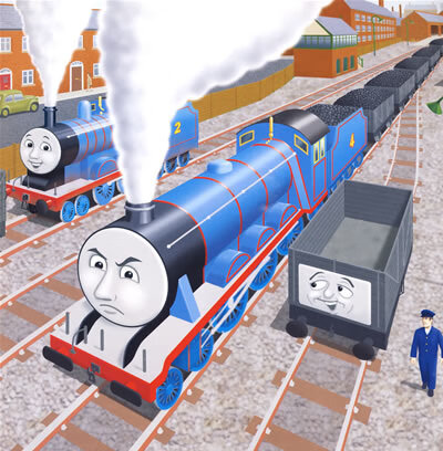 正版爱指挥的高登不一样的小火车人民邮电出版社艾阁萌英国有限公司