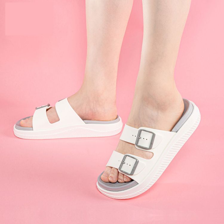 李宁li-ning 拖鞋女鞋春夏新款clap透气运动鞋轻便可拆卸拖鞋 标准白