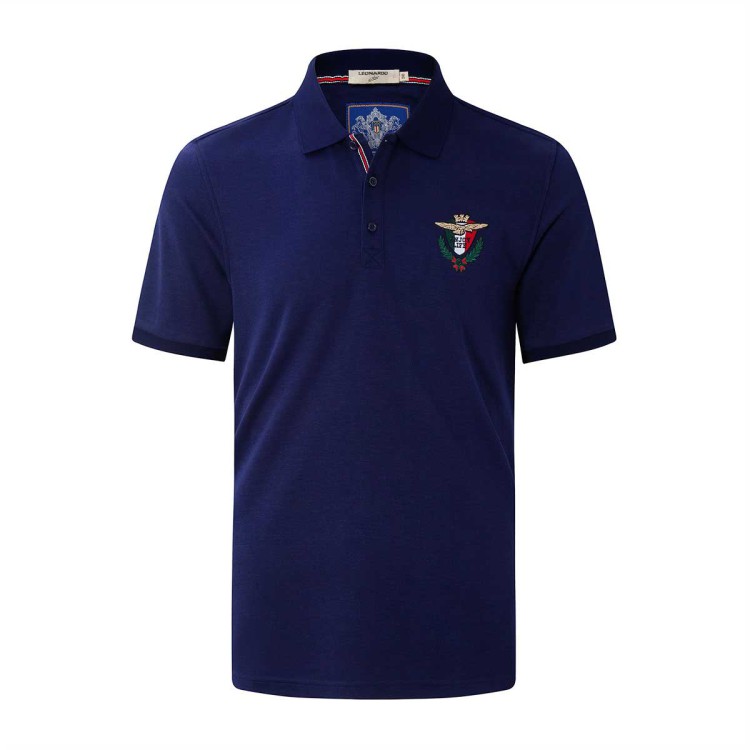 利奥纳多leonardo di gasun 轻奢石墨烯科技舒适棉面料刺绣章仔男士