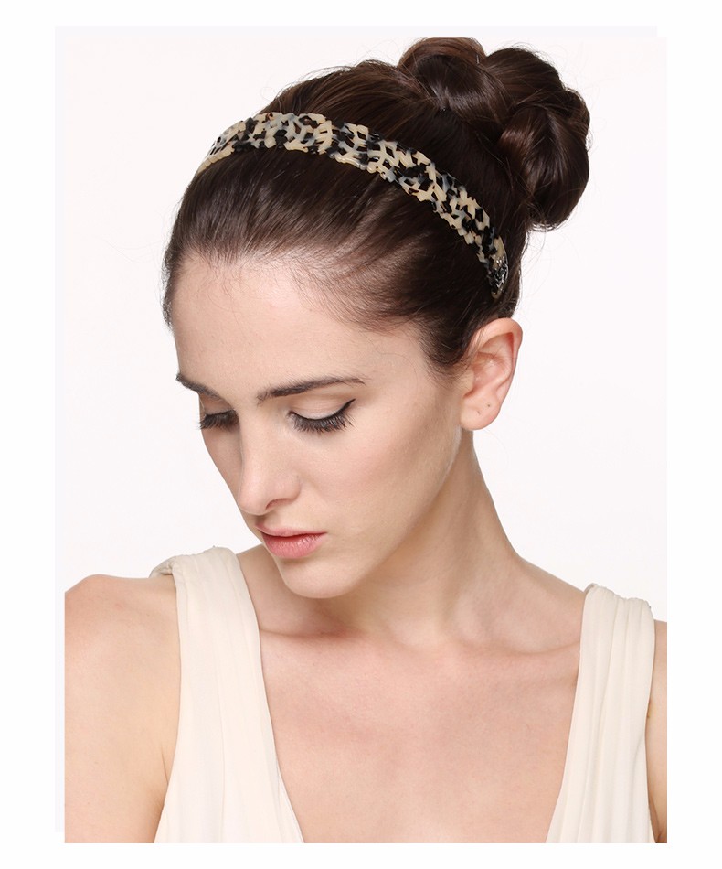 法国亚历山大 复古镂空头箍发箍发饰ahb-14039-02 g琥珀色