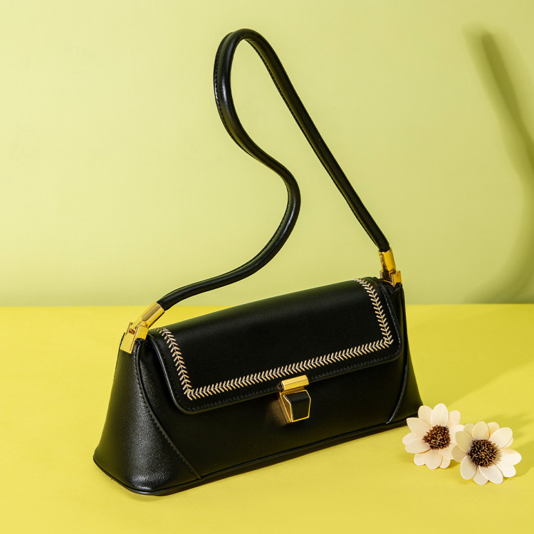 珂卡芙kekafu 新款复古法式大容量腋下包单肩包手提包包潮流简约女包