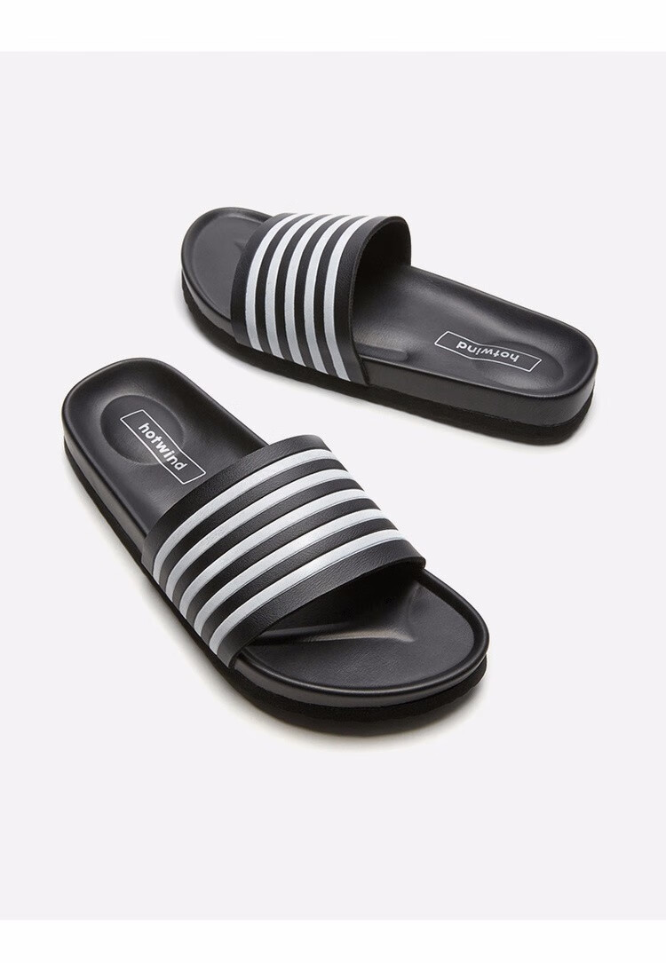 【热风拖鞋】热风 hotwind h60m9613男士时尚拖鞋 04白色 39【行情