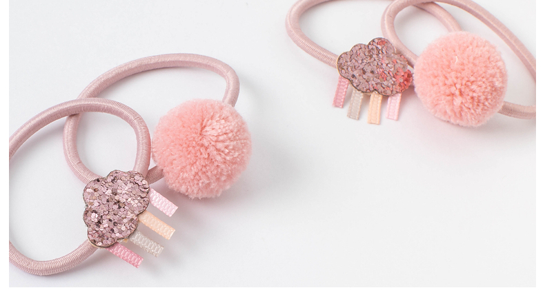 宝宝发圈皮筋宝宝头绳2021秋季新款小女孩头饰宝宝可爱发绳 粉色色组
