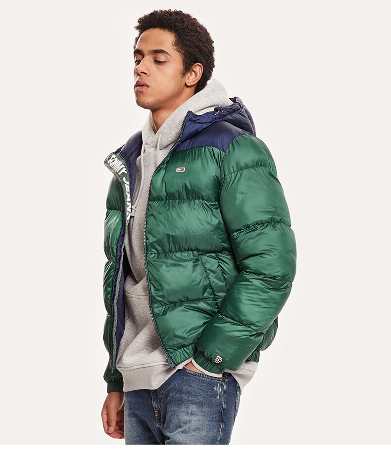 tommy jeans 男装秋冬铺棉夹克-dm0dm05026ow 红蓝拼色602 xxl