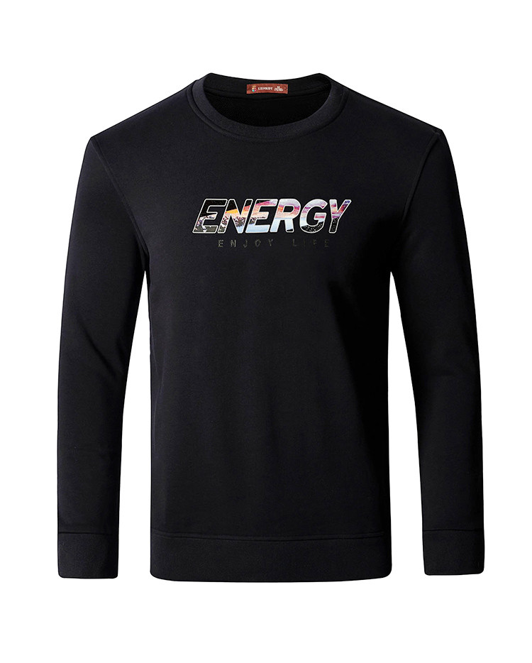 莱恩雷迪lienridy 【新品时尚印花】亮钻字母舒适圆领时尚百搭男式