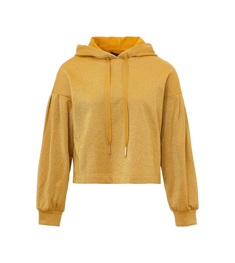 urban revivo ur时尚活泼休闲帽领卫衣yv02r4oe2000 黑灰色荧光 s